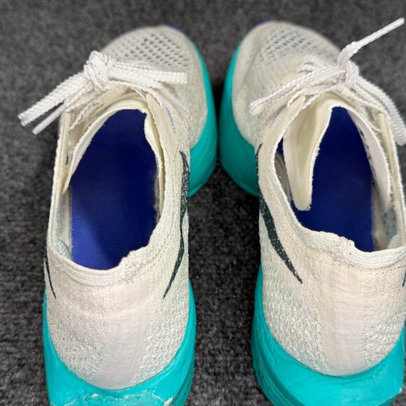Nike ZoomX Vaporfly 3 Running Shoes Women's Size 9.5 White Aquatone Athletic Run - Picture 11 of 14